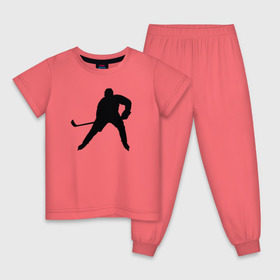 Детская пижама хлопок с принтом Хоккеист в Кировске, 100% хлопок |  брюки и футболка прямого кроя, без карманов, на брюках мягкая резинка на поясе и по низу штанин
 | @ | хоккеистспорт