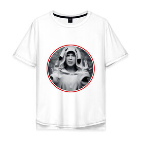 Мужская футболка хлопок Oversize с принтом Yolandi в Кировске, 100% хлопок | свободный крой, круглый ворот, “спинка” длиннее передней части | die antwoord