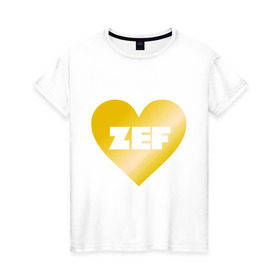 Женская футболка хлопок с принтом ZEF Die Antwoord в Кировске, 100% хлопок | прямой крой, круглый вырез горловины, длина до линии бедер, слегка спущенное плечо | die antwoord