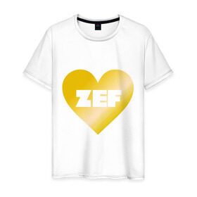 Мужская футболка хлопок с принтом ZEF Die Antwoord в Кировске, 100% хлопок | прямой крой, круглый вырез горловины, длина до линии бедер, слегка спущенное плечо. | die antwoord