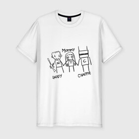 Мужская футболка премиум с принтом Семья в Кировске, 92% хлопок, 8% лайкра | приталенный силуэт, круглый вырез ворота, длина до линии бедра, короткий рукав | die antwoord