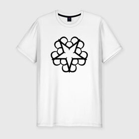Мужская футболка премиум с принтом Black Veil Brides в Кировске, 92% хлопок, 8% лайкра | приталенный силуэт, круглый вырез ворота, длина до линии бедра, короткий рукав | Тематика изображения на принте: 