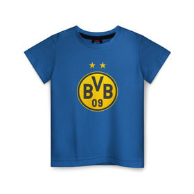 Детская футболка хлопок с принтом Borussia Dortmund в Кировске, 100% хлопок | круглый вырез горловины, полуприлегающий силуэт, длина до линии бедер | Тематика изображения на принте: bvb borussia mr marcoreus dortmund borussiado