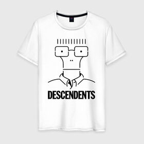 Мужская футболка хлопок с принтом Descendents в Кировске, 100% хлопок | прямой крой, круглый вырез горловины, длина до линии бедер, слегка спущенное плечо. | descendents | hardcore | punk