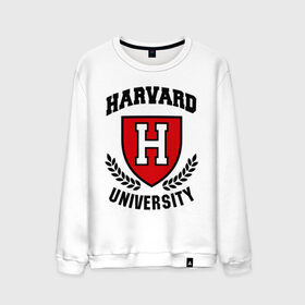 Мужской свитшот хлопок с принтом Гарвард в Кировске, 100% хлопок |  | harvard | university | гарвард | институт | студентам | университет