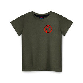 Детская футболка хлопок с принтом Borderlands в Кировске, 100% хлопок | круглый вырез горловины, полуприлегающий силуэт, длина до линии бедер | borderlands | vault | vault hunter