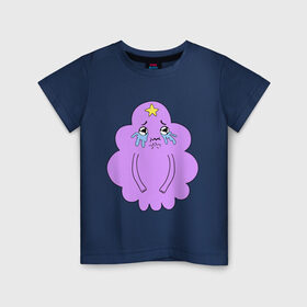 Детская футболка хлопок с принтом Плачущая Пупырка в Кировске, 100% хлопок | круглый вырез горловины, полуприлегающий силуэт, длина до линии бедер | пупырка