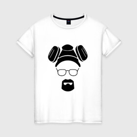 Женская футболка хлопок с принтом Breaking Bad в Кировске, 100% хлопок | прямой крой, круглый вырез горловины, длина до линии бедер, слегка спущенное плечо | heisenbergheisenberg | swag