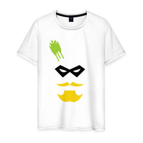 Мужская футболка хлопок с принтом Зеленая Стрела в Кировске, 100% хлопок | прямой крой, круглый вырез горловины, длина до линии бедер, слегка спущенное плечо. | зеленая стрелазеленая стрела green arrow