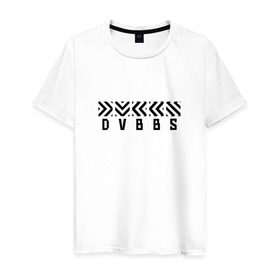 Мужская футболка хлопок с принтом DVBBS в Кировске, 100% хлопок | прямой крой, круглый вырез горловины, длина до линии бедер, слегка спущенное плечо. | dabbs | dvbbs | dvbbs   house producers  djhouse