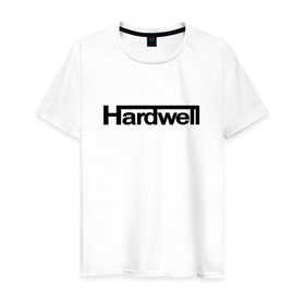 Мужская футболка хлопок с принтом Hardwell в Кировске, 100% хлопок | прямой крой, круглый вырез горловины, длина до линии бедер, слегка спущенное плечо. | hardwell | house | хардвелл | хаус