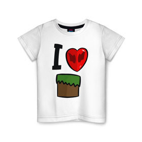 Детская футболка хлопок с принтом Диллерона в Кировске, 100% хлопок | круглый вырез горловины, полуприлегающий силуэт, длина до линии бедер | игры | мinecraft | майнкрафт