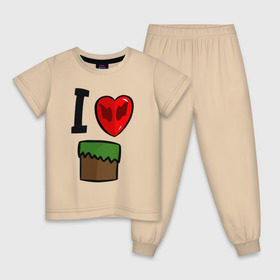 Детская пижама хлопок с принтом Футболка Диллерона в Кировске, 100% хлопок |  брюки и футболка прямого кроя, без карманов, на брюках мягкая резинка на поясе и по низу штанин
 | игры | мinecraft | майнкрафт