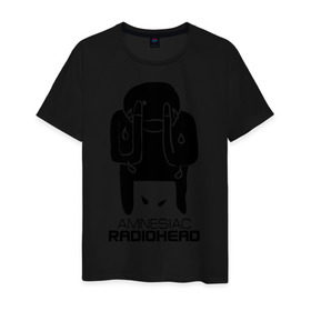 Мужская футболка хлопок с принтом Radiohead в Кировске, 100% хлопок | прямой крой, круглый вырез горловины, длина до линии бедер, слегка спущенное плечо. | capitol | creep | emi | parlophone | the king of limbs | джонни гринвуд | колин гринвуд | радиохэд | том йорк | фил селуэй | эд о’брайен
