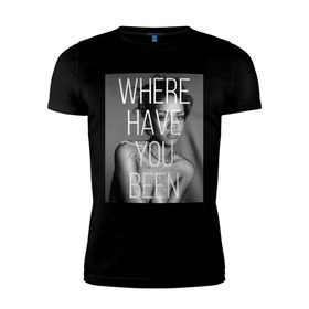 Мужская футболка премиум с принтом Rihanna в Кировске, 92% хлопок, 8% лайкра | приталенный силуэт, круглый вырез ворота, длина до линии бедра, короткий рукав | badgirl | diamond | rihanna | riri | rnb | риана | рианна