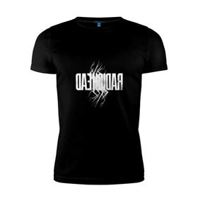 Мужская футболка премиум с принтом Radiohead в Кировске, 92% хлопок, 8% лайкра | приталенный силуэт, круглый вырез ворота, длина до линии бедра, короткий рукав | creep | emi | radiohead | rok