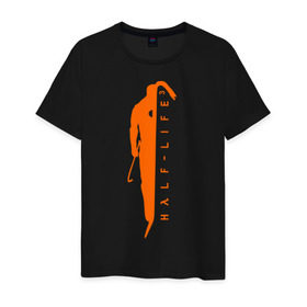 Мужская футболка хлопок с принтом Half-Life 3 в Кировске, 100% хлопок | прямой крой, круглый вырез горловины, длина до линии бедер, слегка спущенное плечо. | Тематика изображения на принте: 