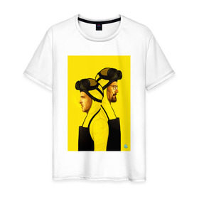 Мужская футболка хлопок с принтом Breaking Bad в Кировске, 100% хлопок | прямой крой, круглый вырез горловины, длина до линии бедер, слегка спущенное плечо. | 