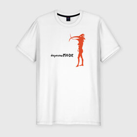 Мужская футболка премиум с принтом Depeche Mode в Кировске, 92% хлопок, 8% лайкра | приталенный силуэт, круглый вырез ворота, длина до линии бедра, короткий рукав | 