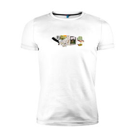 Мужская футболка премиум с принтом Led Zeppelin в Кировске, 92% хлопок, 8% лайкра | приталенный силуэт, круглый вырез ворота, длина до линии бедра, короткий рукав | led zeppelin