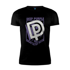 Мужская футболка премиум с принтом Deep Purple в Кировске, 92% хлопок, 8% лайкра | приталенный силуэт, круглый вырез ворота, длина до линии бедра, короткий рукав | deep | deep purple | metal | purple | rock | trash metal | дип перпл | метал | металл | рок
