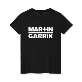 Женская футболка хлопок с принтом Martin Garrix в Кировске, 100% хлопок | прямой крой, круглый вырез горловины, длина до линии бедер, слегка спущенное плечо | animals | dj | garrix | house | martin garrix