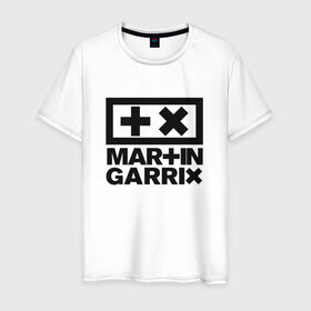Мужская футболка хлопок с принтом Martin Garrix в Кировске, 100% хлопок | прямой крой, круглый вырез горловины, длина до линии бедер, слегка спущенное плечо. | animals | dj | garrix | house | martin garrix
