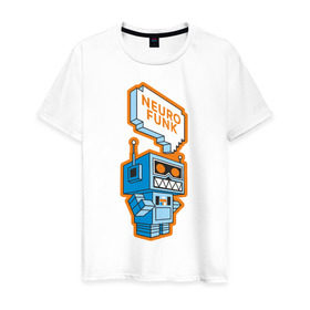 Мужская футболка хлопок Neurofunk Robot купить в Кировске