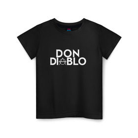 Детская футболка хлопок с принтом Don Diablo в Кировске, 100% хлопок | круглый вырез горловины, полуприлегающий силуэт, длина до линии бедер | Тематика изображения на принте: dj | don diablo | house | хаус