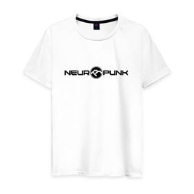 Мужская футболка хлопок с принтом Neuropunk Black в Кировске, 100% хлопок | прямой крой, круглый вырез горловины, длина до линии бедер, слегка спущенное плечо. | dnb | neurofunk | neuropunk | neuropunk   это подкаст и серия вечеринок от лейбла tamrecords.нейропанк | tamrecords