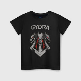 Детская футболка хлопок с принтом Gydra в Кировске, 100% хлопок | круглый вырез горловины, полуприлегающий силуэт, длина до линии бедер | bes | neurofunk | neuropunk | tamrecords