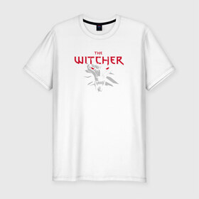 Мужская футболка премиум с принтом The Witcher 3 в Кировске, 92% хлопок, 8% лайкра | приталенный силуэт, круглый вырез ворота, длина до линии бедра, короткий рукав | the witcher | the witcher 3 | компьютерные игры