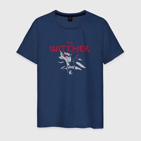 Мужская футболка хлопок с принтом The Witcher 3 в Кировске, 100% хлопок | прямой крой, круглый вырез горловины, длина до линии бедер, слегка спущенное плечо. | the witcher | the witcher 3 | компьютерные игры