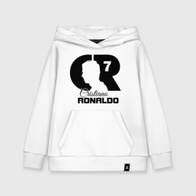 Детская толстовка хлопок с принтом Ronaldo в Кировске, 100% хлопок | Круглый горловой вырез, эластичные манжеты, пояс, капюшен | cristiano | real madrid | ronaldo | кристиано роналдо | криштиану | криштиану роналду | реал мадрид | роналду | рональдо | спорт | футбол