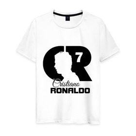 Мужская футболка хлопок с принтом Ronaldo в Кировске, 100% хлопок | прямой крой, круглый вырез горловины, длина до линии бедер, слегка спущенное плечо. | cristiano | real madrid | ronaldo | кристиано роналдо | криштиану | криштиану роналду | реал мадрид | роналду | рональдо | спорт | футбол