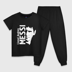 Детская пижама хлопок с принтом Messi в Кировске, 100% хлопок |  брюки и футболка прямого кроя, без карманов, на брюках мягкая резинка на поясе и по низу штанин
 | месси