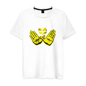 Мужская футболка хлопок с принтом Wu tang clan в Кировске, 100% хлопок | прямой крой, круглый вырез горловины, длина до линии бедер, слегка спущенное плечо. | clan | hip hop | rza | wu tang | wutang | ву танг | вутанг | рэп