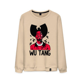 Мужской свитшот хлопок с принтом Wu tang clan в Кировске, 100% хлопок |  | clan | hip hop | rza | wu tang | wutang | ву танг | вутанг | рэп