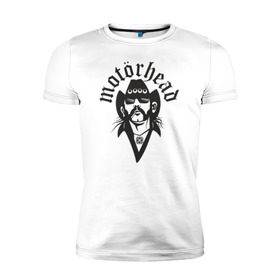 Мужская футболка премиум с принтом Motorhead в Кировске, 92% хлопок, 8% лайкра | приталенный силуэт, круглый вырез ворота, длина до линии бедра, короткий рукав | моторхед