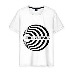 Мужская футболка хлопок с принтом Big bang в Кировске, 100% хлопок | прямой крой, круглый вырез горловины, длина до линии бедер, слегка спущенное плечо. | Тематика изображения на принте: big bang | g dragon | k pop | биг бенг | кей поп | корея