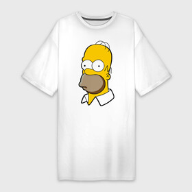 Платье-футболка хлопок с принтом Homer в Кировске,  |  | homer simpson симпсоны барт гомер