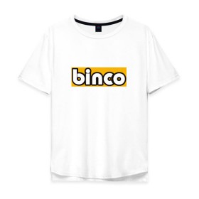 Мужская футболка хлопок Oversize с принтом Binco в Кировске, 100% хлопок | свободный крой, круглый ворот, “спинка” длиннее передней части | binco | gta | gta 5 | gta v | san andreas | гта | игры