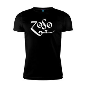 Мужская футболка премиум с принтом Led Zeppelin в Кировске, 92% хлопок, 8% лайкра | приталенный силуэт, круглый вырез ворота, длина до линии бедра, короткий рукав | led zeppelin music лэд зепплин