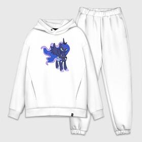 Мужской костюм хлопок OVERSIZE с принтом Princess Luna в Кировске,  |  | friendship is magic | my little pony | princess luna