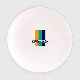 Тарелка с принтом Greddy в Кировске, фарфор | диаметр - 210 мм
диаметр для нанесения принта - 120 мм | greddy | jdm | jdm style