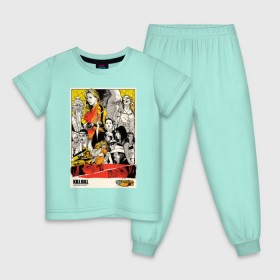 Детская пижама хлопок с принтом Убить Билла Арт в Кировске, 100% хлопок |  брюки и футболка прямого кроя, без карманов, на брюках мягкая резинка на поясе и по низу штанин
 | Тематика изображения на принте: тарантино