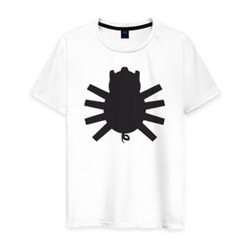 Мужская футболка хлопок с принтом Spider-Pig в Кировске, 100% хлопок | прямой крой, круглый вырез горловины, длина до линии бедер, слегка спущенное плечо. | spider pig the simpsons симпсоны свин паук го