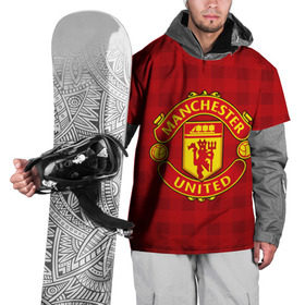 Накидка на куртку 3D с принтом Manchester united в Кировске, 100% полиэстер |  | manchester united | манчестер юнайтед | спорт | фк | футбол