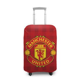Чехол для чемодана 3D с принтом Manchester united в Кировске, 86% полиэфир, 14% спандекс | двустороннее нанесение принта, прорези для ручек и колес | manchester united | манчестер юнайтед | спорт | фк | футбол