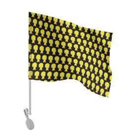 Флаг для автомобиля с принтом Лиза Симпсон в Кировске, 100% полиэстер | Размер: 30*21 см | simpsons | лиза | симпсоны
